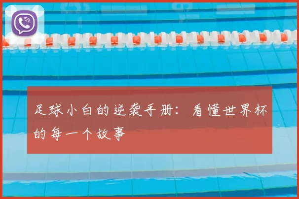 足球小白的逆袭手册:看懂世界杯的每一个故事