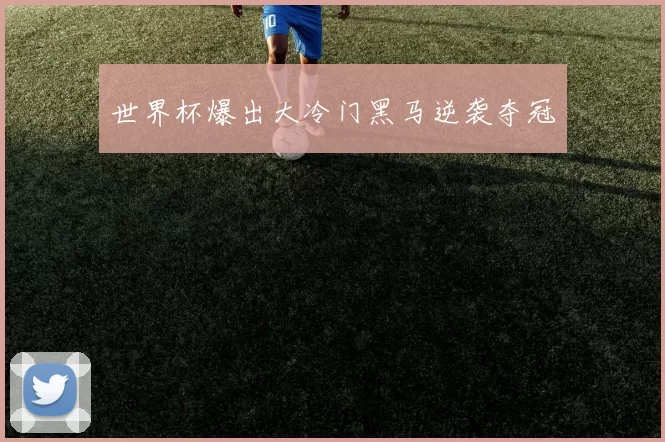 世界杯爆出大冷门黑马逆袭夺冠