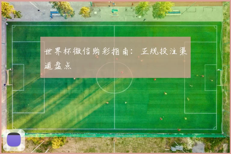 世界杯微信购彩指南：正规投注渠道盘点