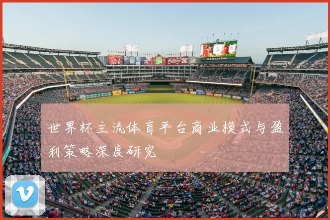世界杯主流体育平台商业模式与盈利策略深度研究